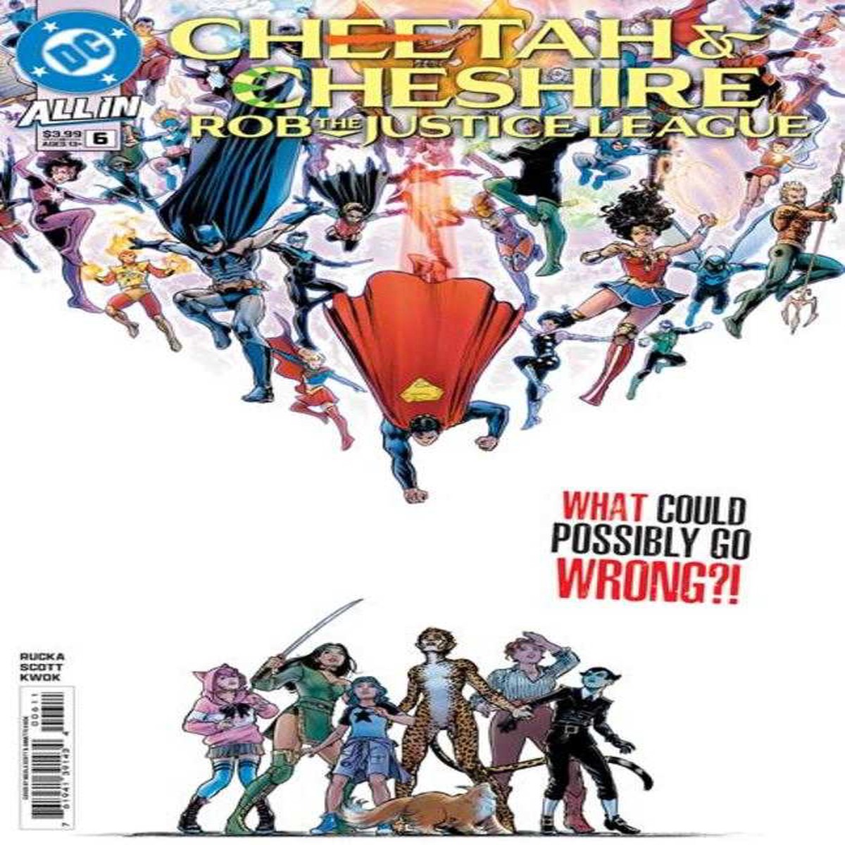 Cheetah And Cheshire Rob The Justice League 6 (Of 6) Cover A Nicola Scott