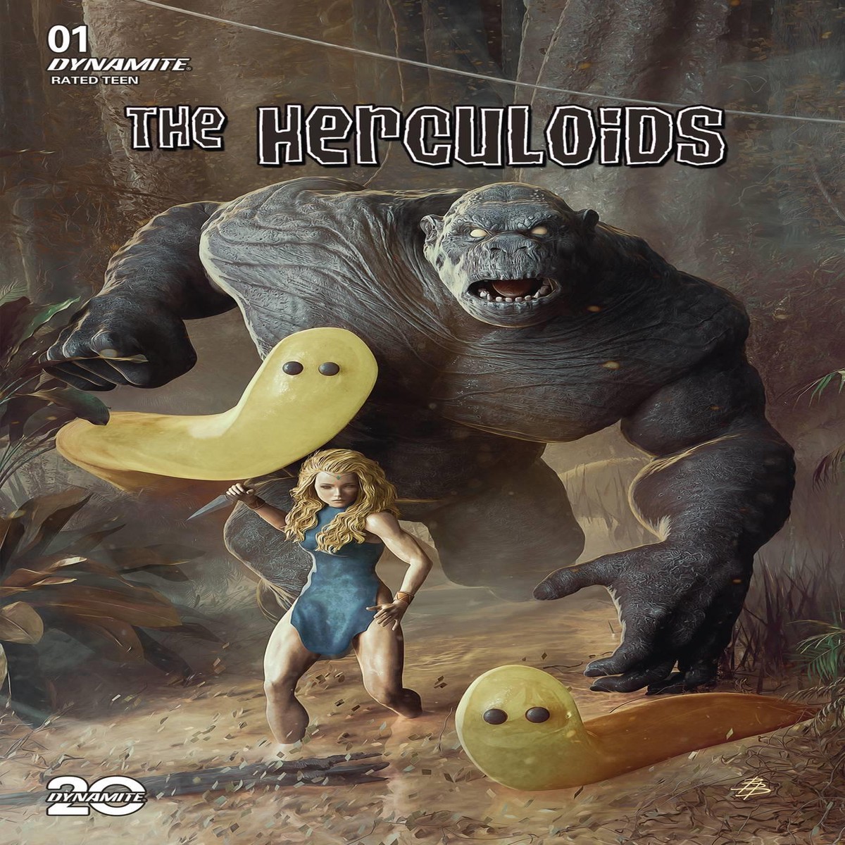 Herculoids 1 Cvr C Barends (c 1-0-0) Dynamite Comic Book