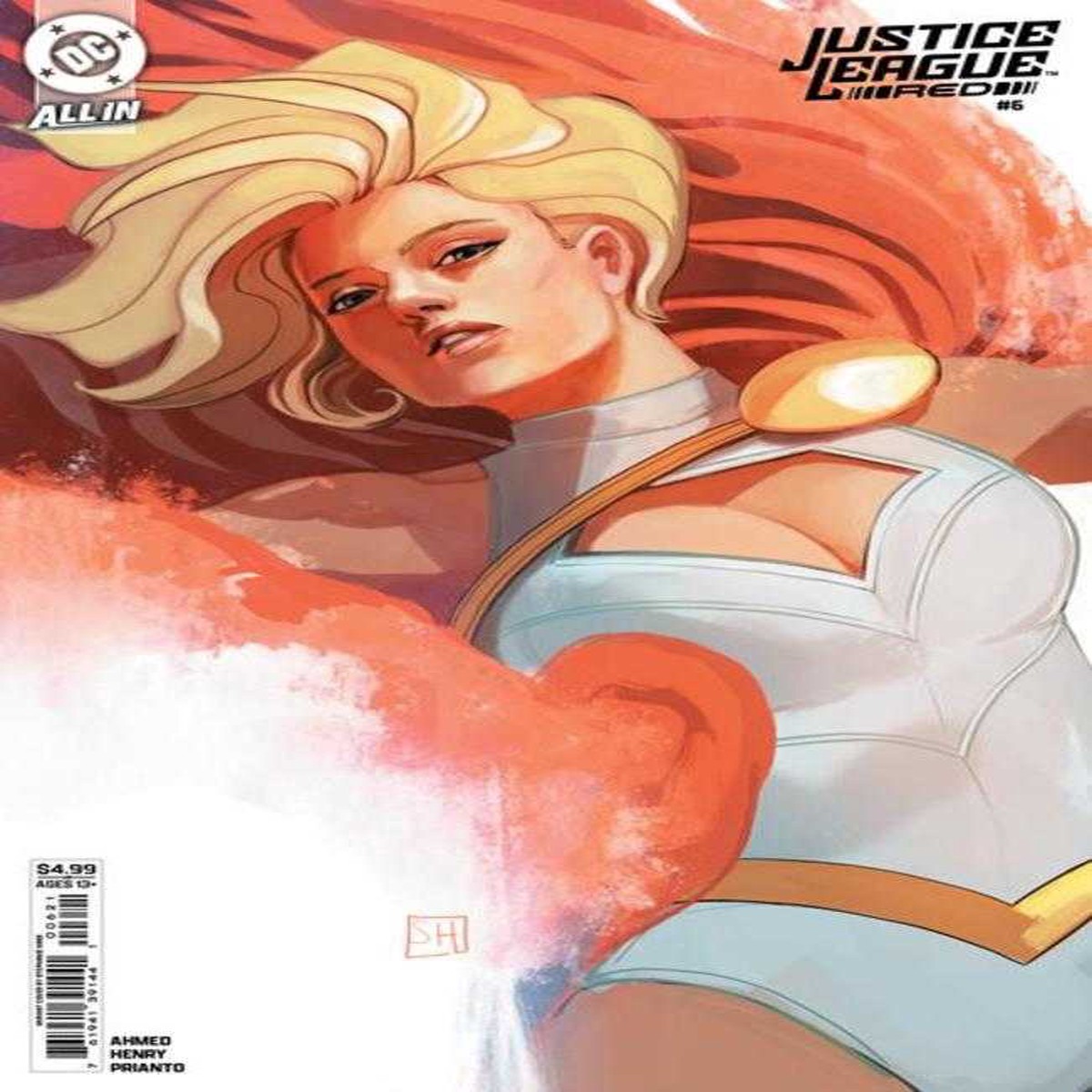 Justice League Red 6 (Of 6) Cover B Stephanie Hans Card Stock Variant
