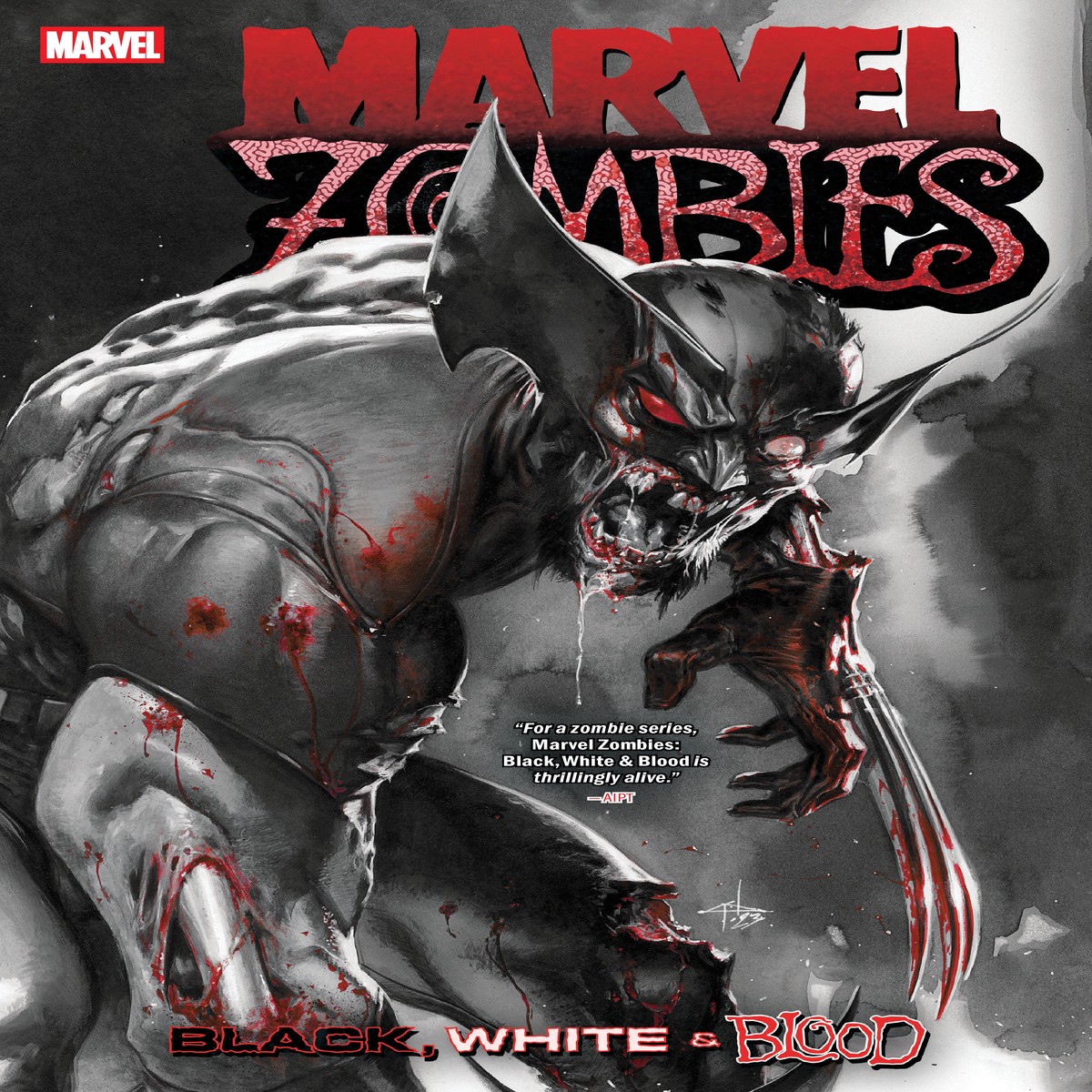 Marvel Zombies Black White Blood