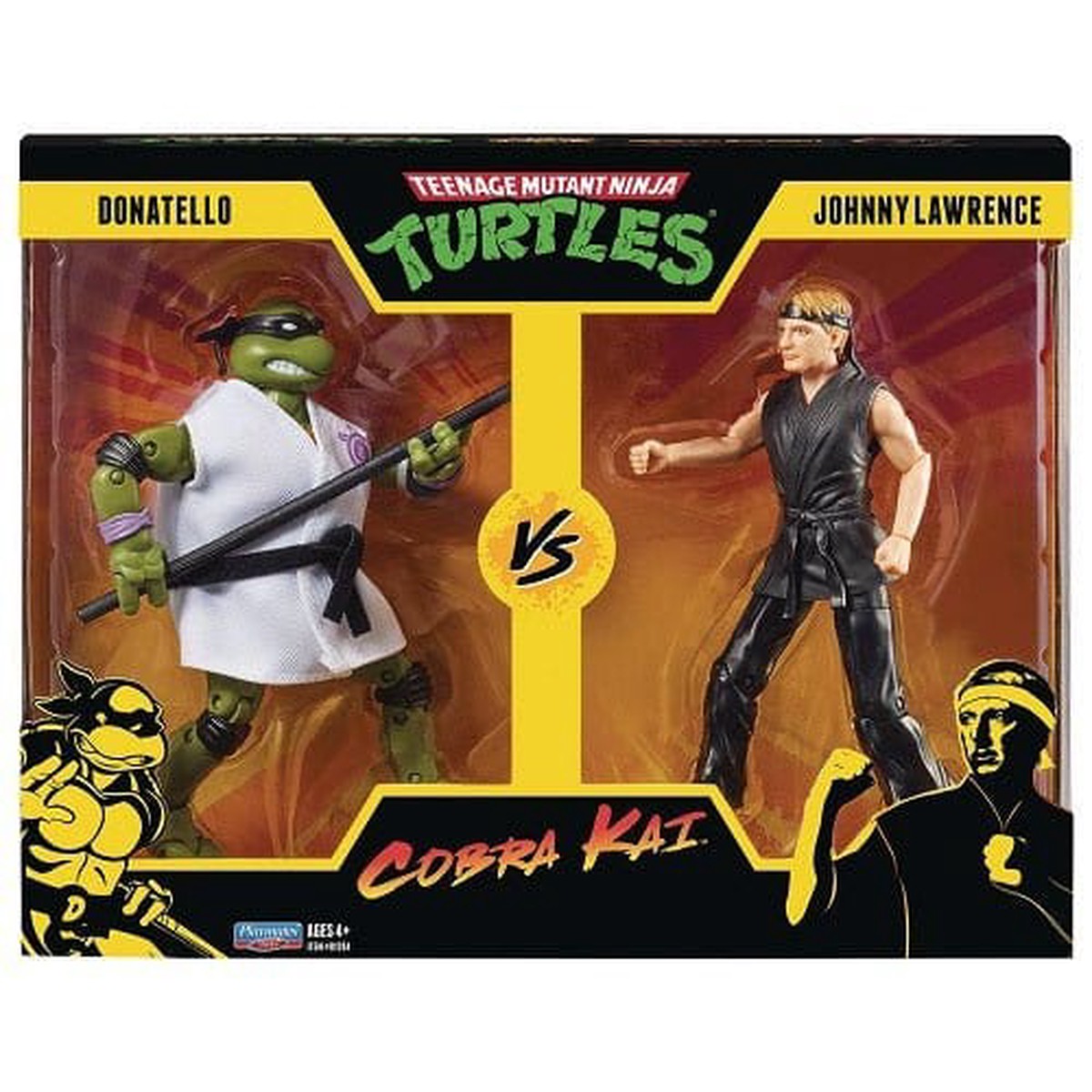 Teenage Mutant Ninja Turtles X Cobra Kai - Donatello Vs Johnny Lawrence 2-Pack Action Figures