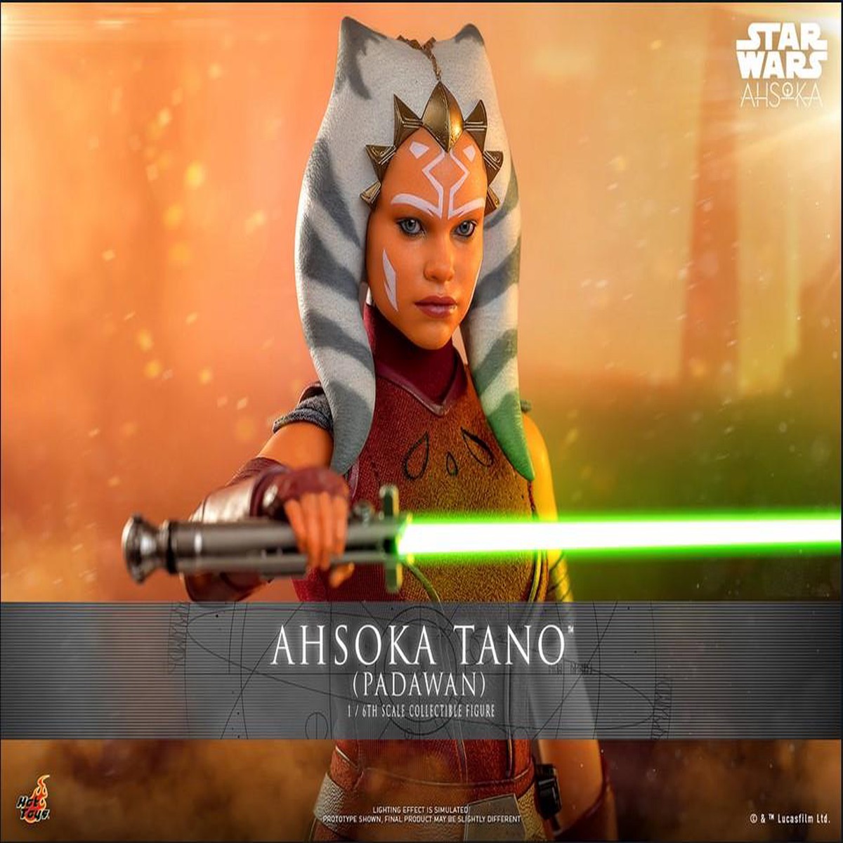 Ahsoka Tano Padawan 16 Scale Action Figure Star Wars Hot Toys