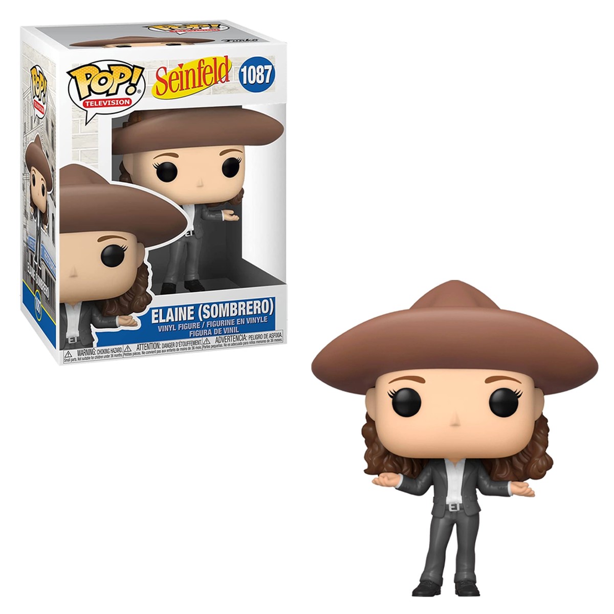 Funko POP Seinfeld - Elaine in Sombrero Vinyl Figure 1087