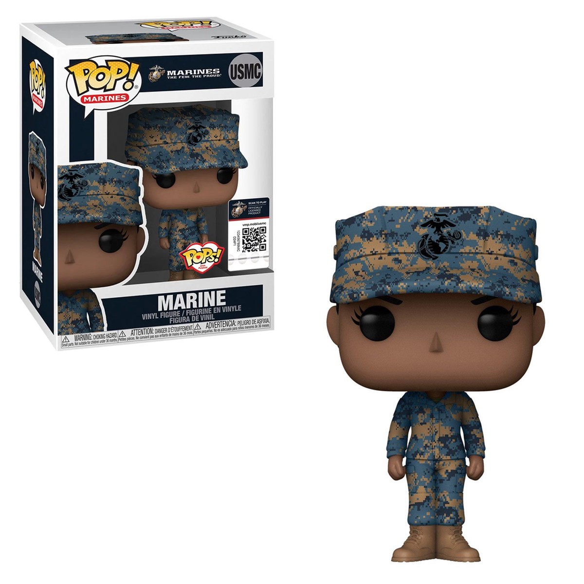 Funko POP Pops with Purpose Military - Marine Female (African American) Vinyl Figure