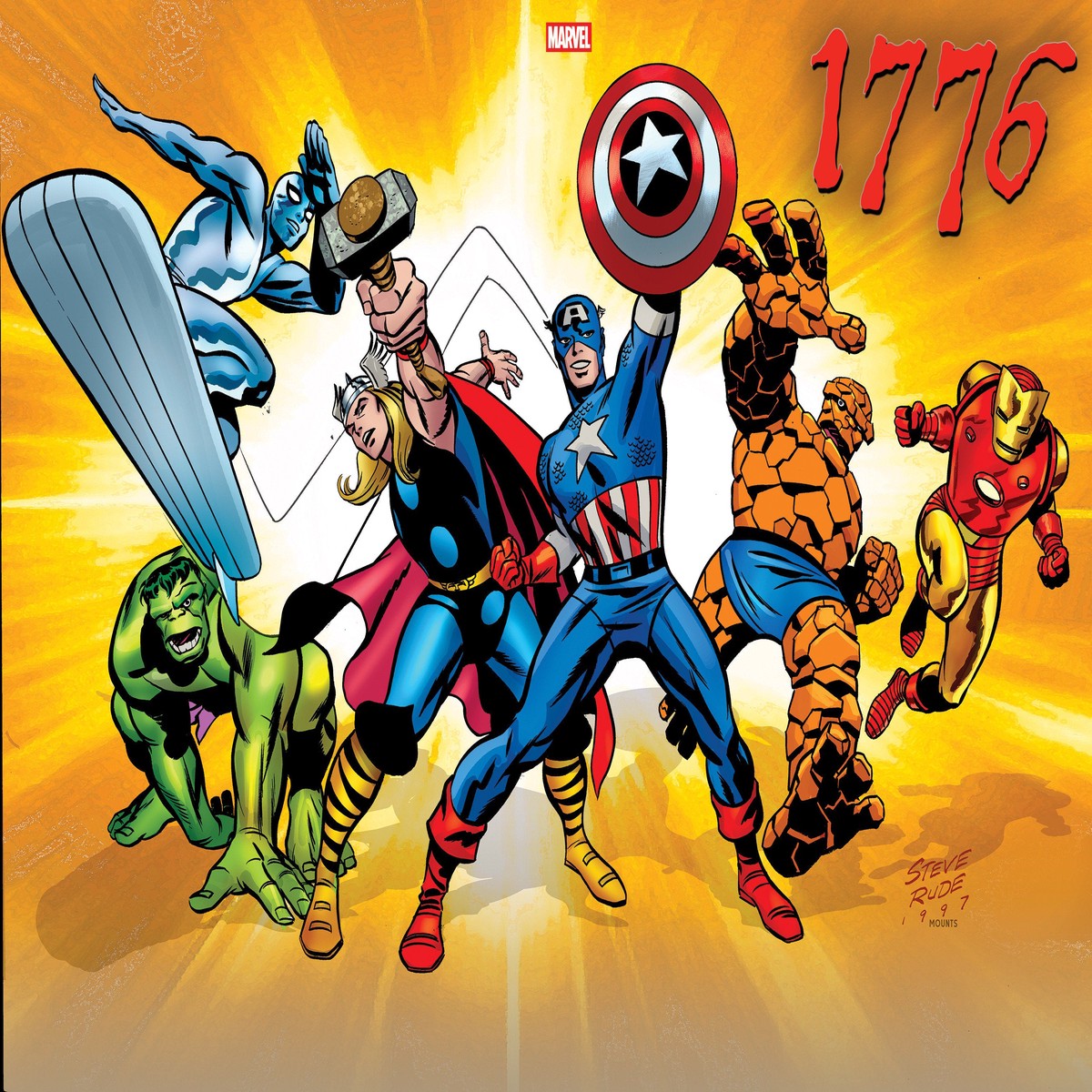 1776 1 Steve Rude Wraparound Variant