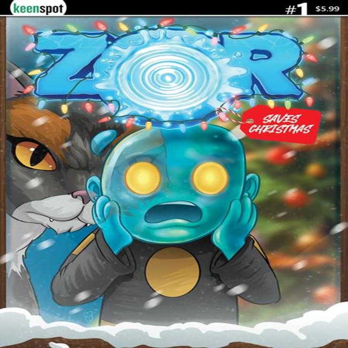 Zor Saves Christmas 1 Cover A Michael Adams