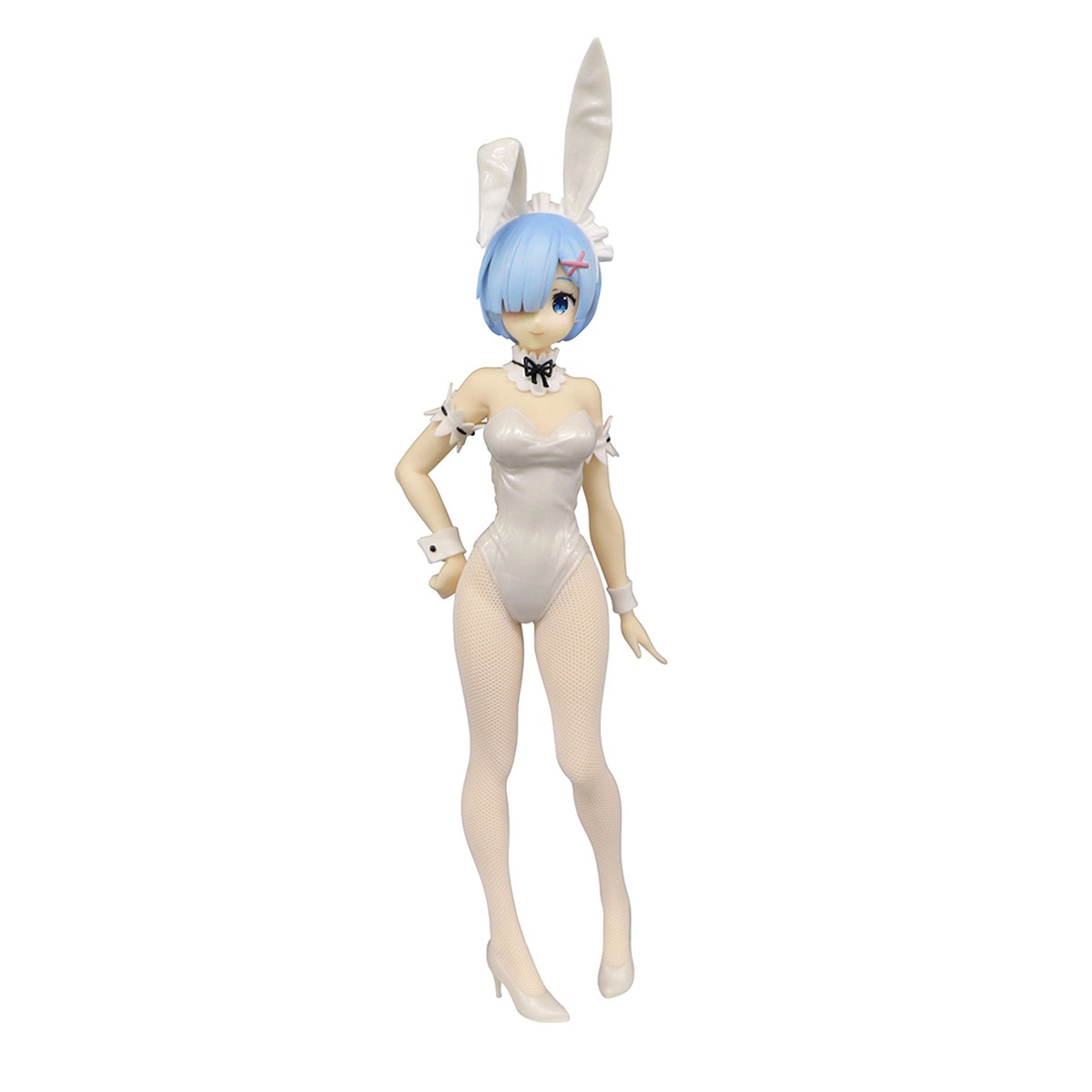 FuRyu BiCute Bunnies ReZero Starting Life in Another World - Rem (White Pearl Color Ver) Figure