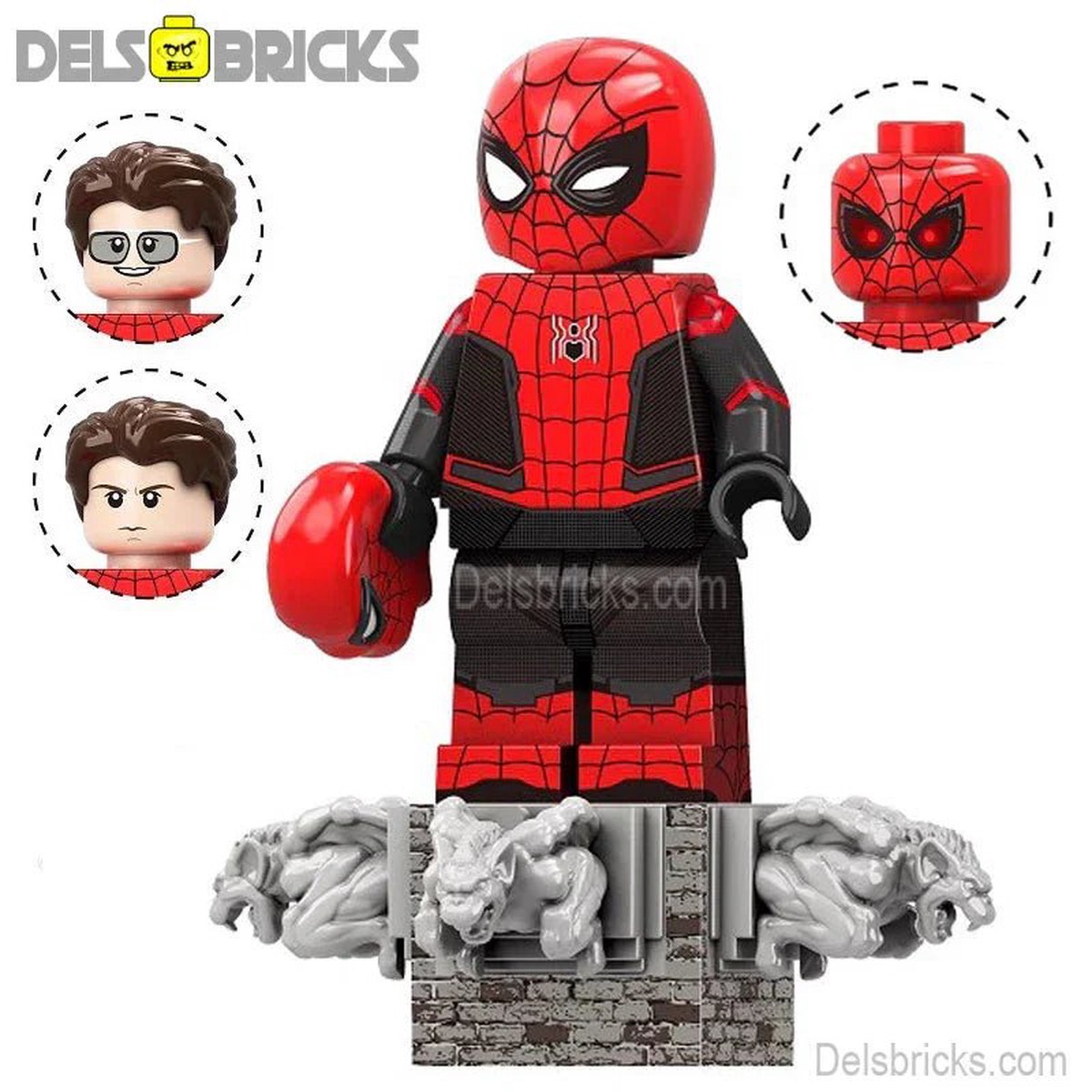 Spider-Man Spider-verse Lego Marvel Minifigures Custom Toys New 3