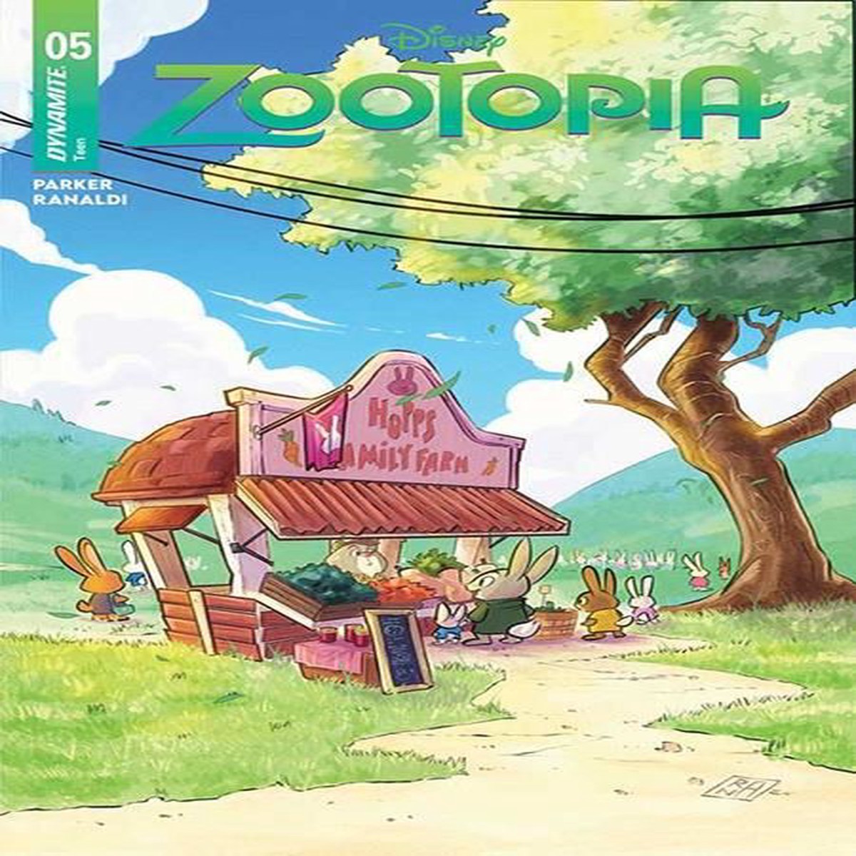 ZOOTOPIA 5 CVR B ALESSANDRO RANALDI VAR DYNAMITE Entertainment Comic Book 2025