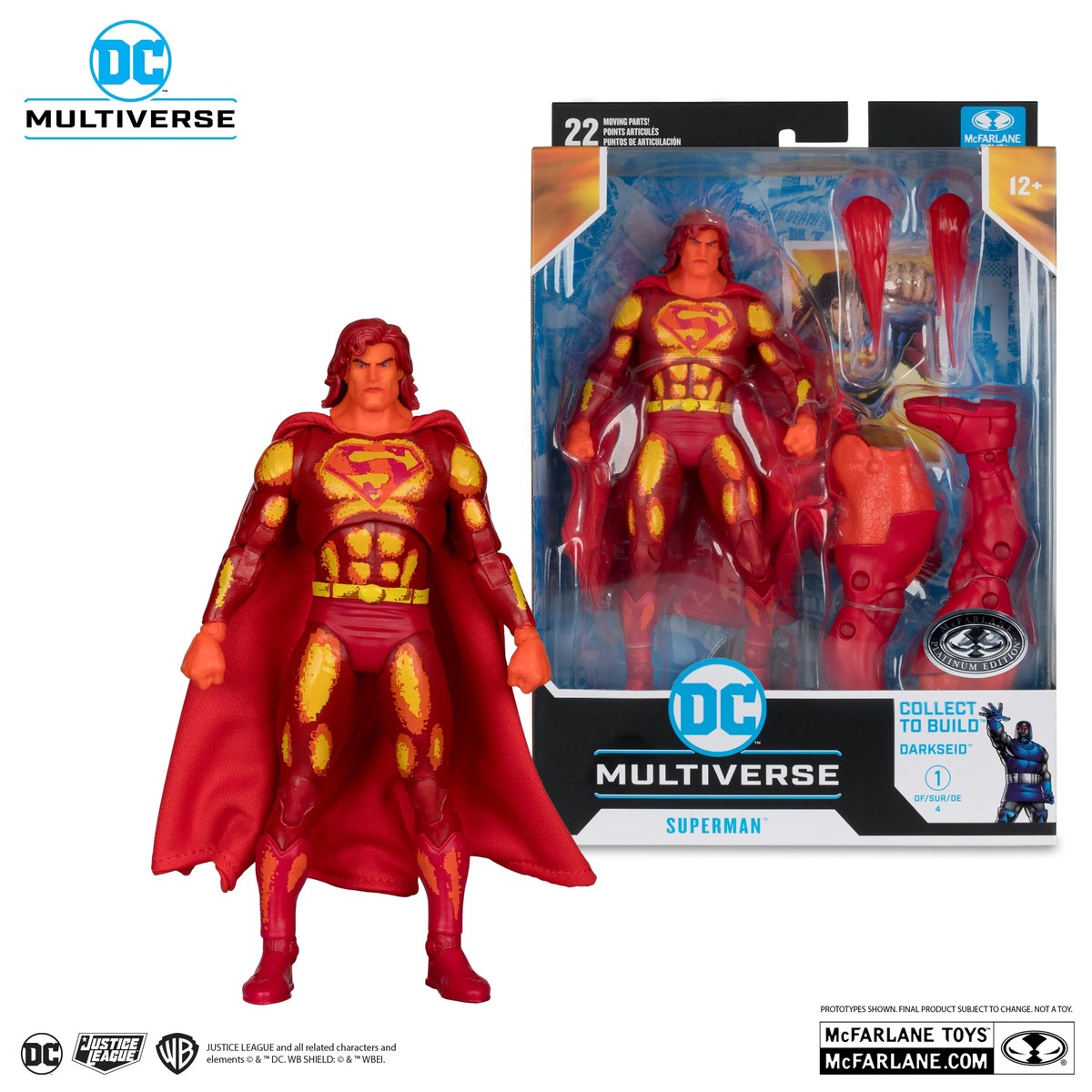 (Platinum) DC Build-A Wave 14 Superman Justice League Task Force 7-Inch Scale Action Figure